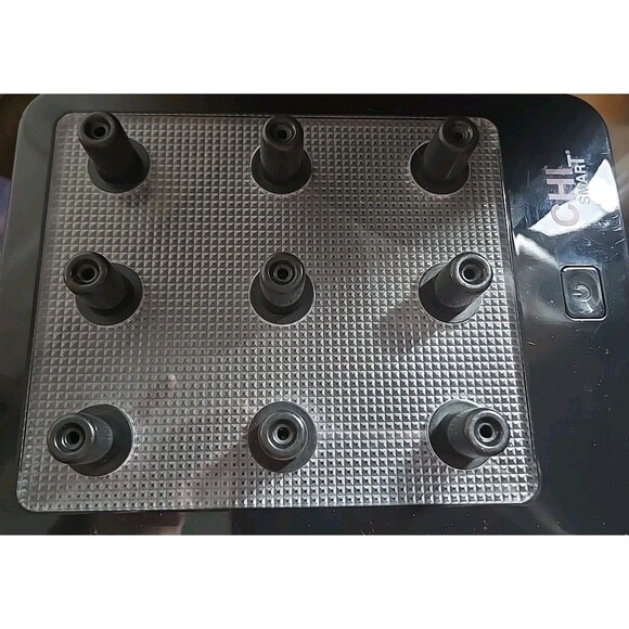 Chi Smart Magnify Ceramic 1" Hot Rollers Curlers Blue LED Platform & Case CS1104 - Picture 15 of 16